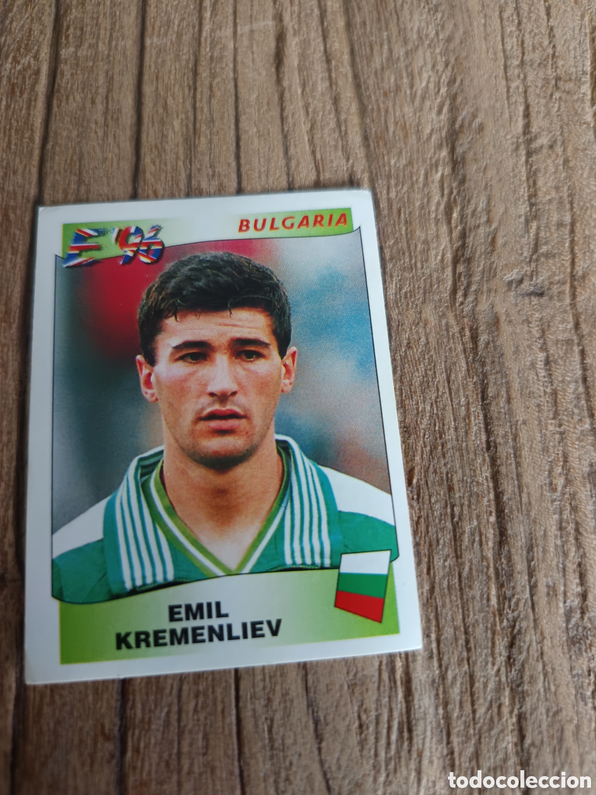 Cromos de f&uacute;tbol: Cromo sin pegar Panini Eurocopa 1996. Bulgaria 138