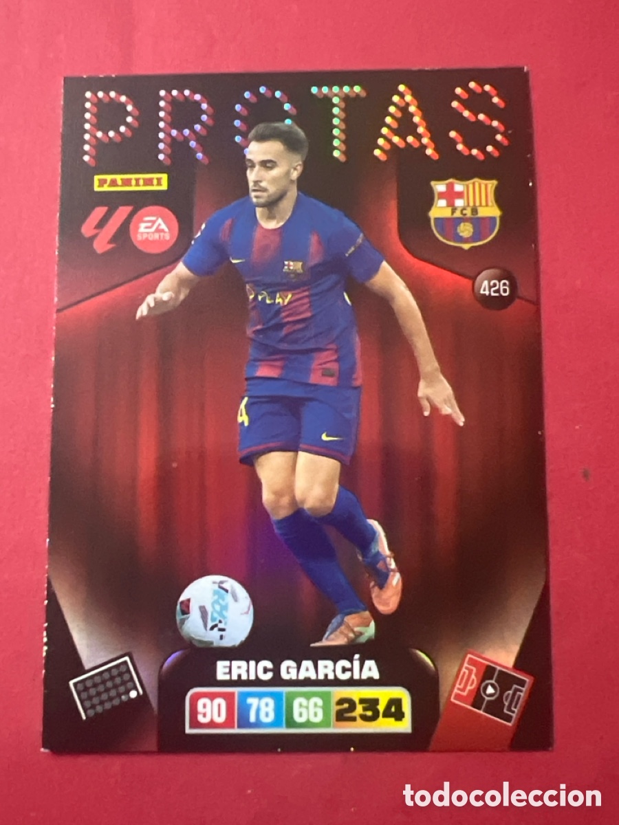 Cromos de f&uacute;tbol: E1257. PANINI ADRENALYN XL LIGA 2025-2026 25-26 &ndash; PROTAS &ndash; Eric Garc&iacute;a FC Barcelona N&ordm; 426