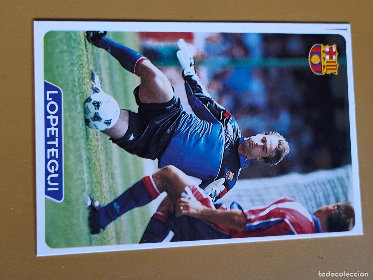 Cromos de f&uacute;tbol: lopetegui, liga 95 96 mundicromo
