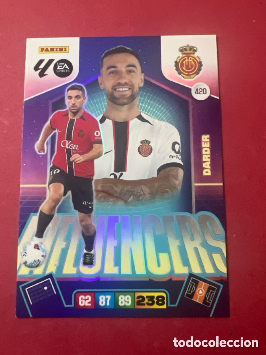 Cromos de f&uacute;tbol: PANINI ADRENALYN XL LIGA EA SPORTS 2025-2026 25-26 &ndash; INFLUENCERS N&ordm; 420 &ndash; Sergi Darder RCD Mallorca
