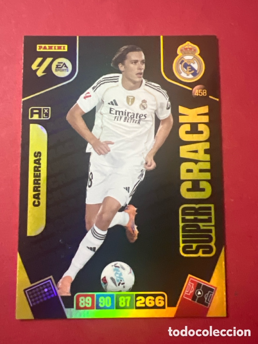 Cromos de f&uacute;tbol: E1273. CARRERAS SUPERCRACK NUMERO 458 ADRENALYN 2025 2026