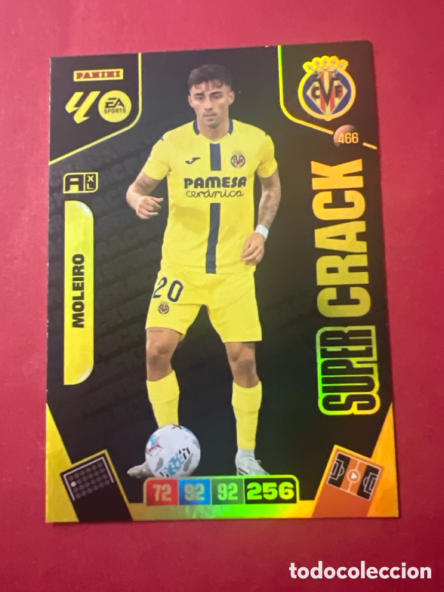 Cromos de f&uacute;tbol: E1276. PANINI ADRENALYN XL LIGA 2025-2026 25-26 &ndash; SUPERCRACK &ndash; Alberto Moleiro Villarreal N&ordm; 466