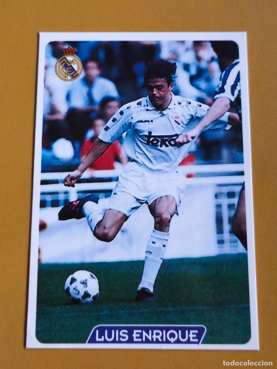 Cromos de f&uacute;tbol: luis enrique, liga 95 96 mundicromo
