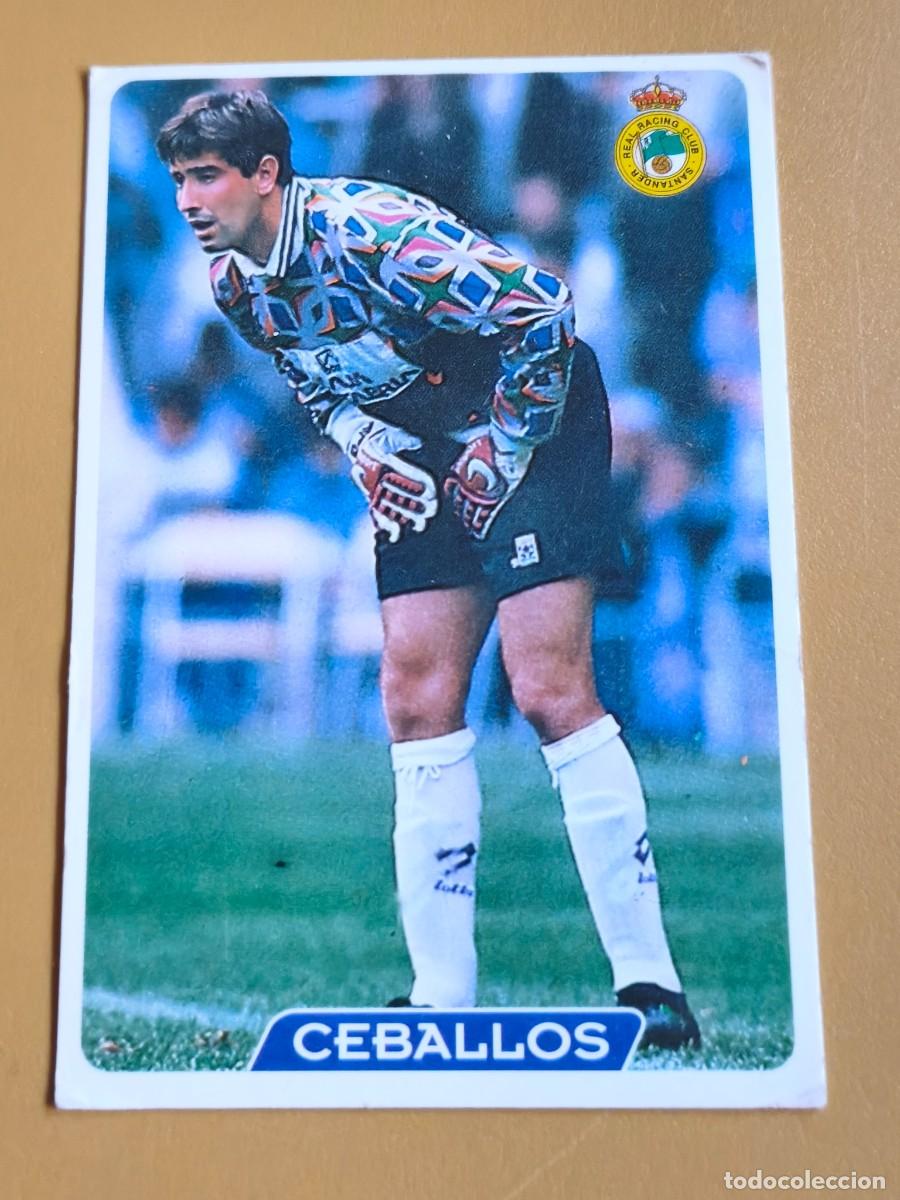 Cromos de f&uacute;tbol: ceballos, liga 95 96 mundicromo
