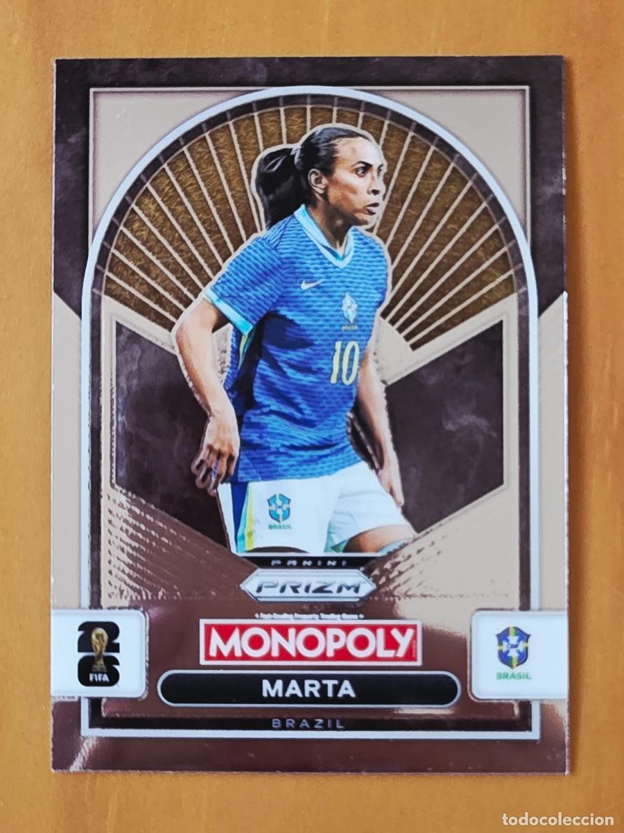 Figurine di Calcio: No. 96 Marta, Brasil, Panini Prizm World Cup 2026 Monopoly Mundial 26