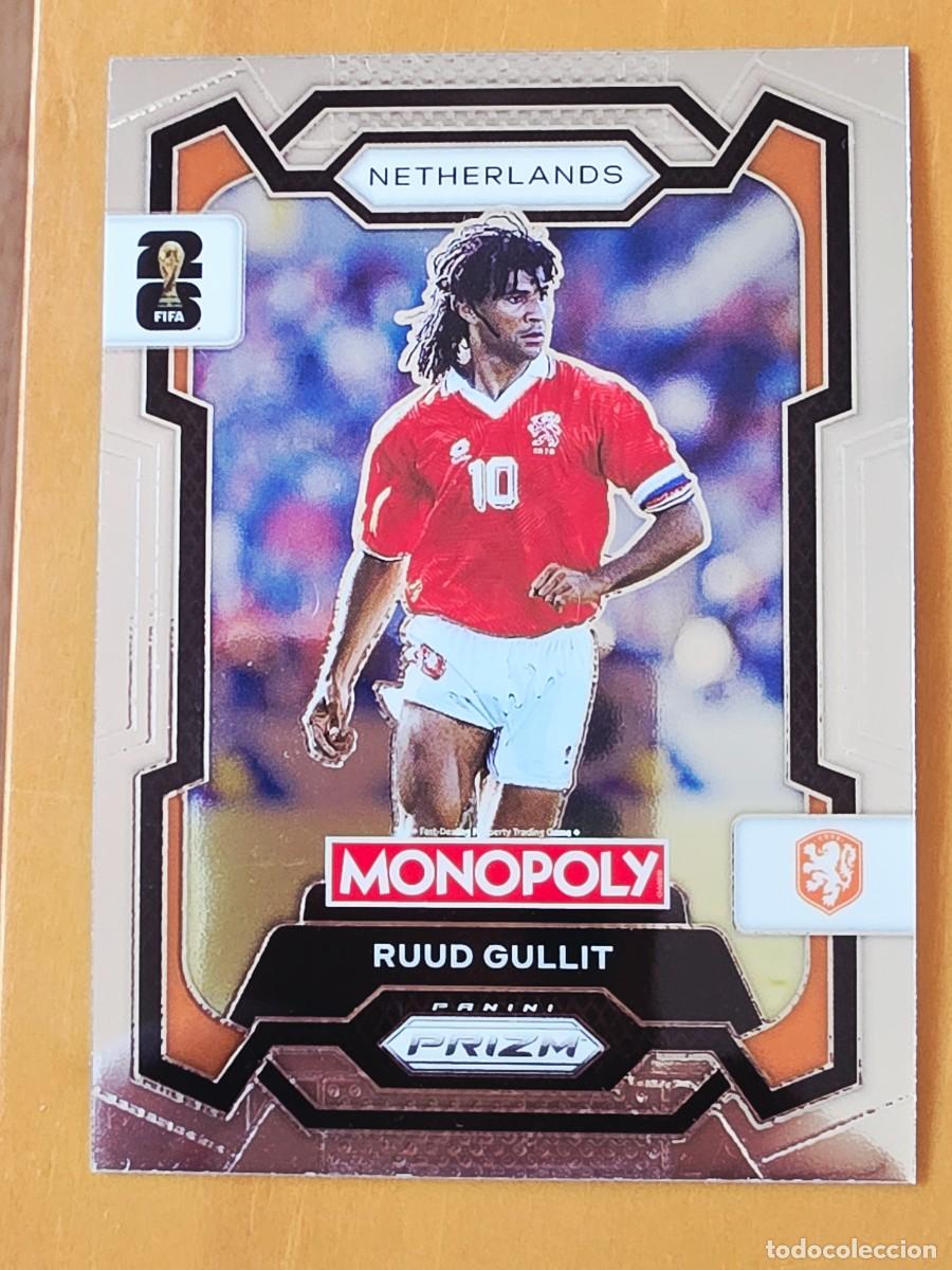Figurine di Calcio: No. 75 Ruud Gullit, Pa&iacute;ses Bajos Holanda, Panini Prizm World Cup 2026 Monopoly Mundial 26
