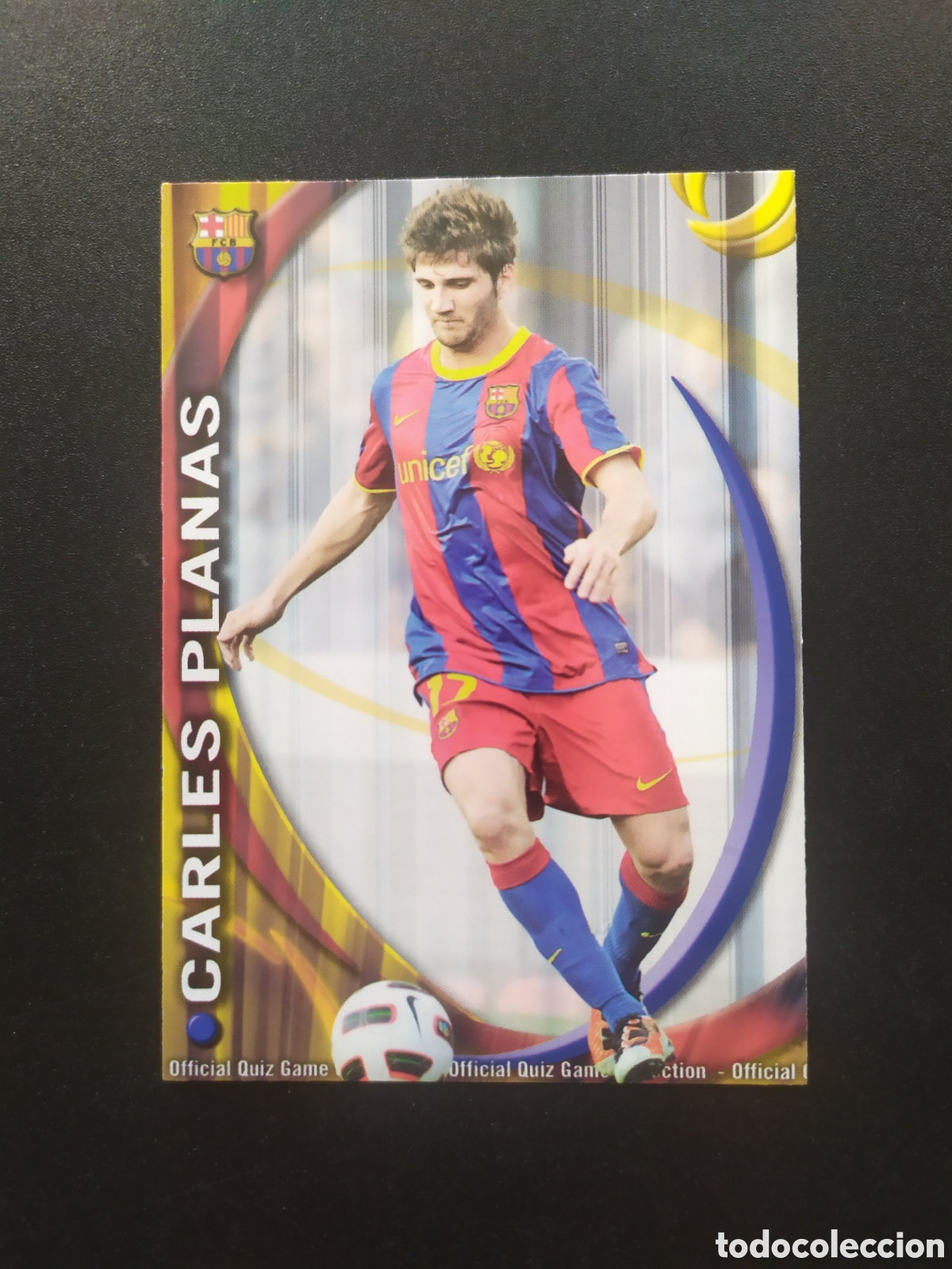 Cartes &agrave; collectionner de Football: Mundicromo fichas Liga 2010 2011 10 11 Carles Planas n&deg; 1136 Barcelona B