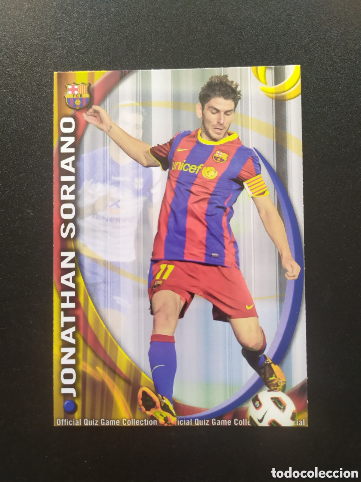 Cartes &agrave; collectionner de Football: Mundicromo fichas liga 2010 2011 10 11 Jonathan Soriano n&deg; 1148 Barcelona B