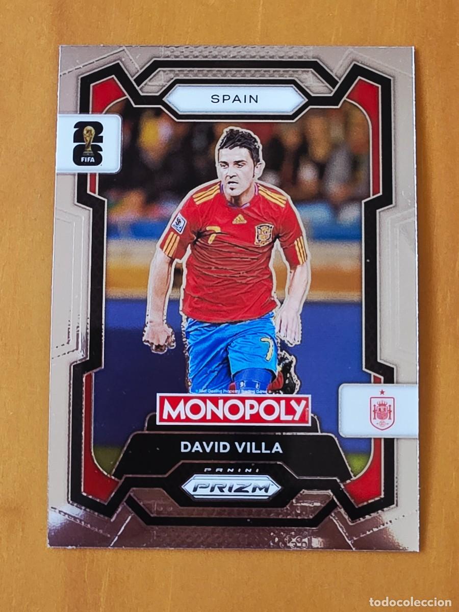 Cartes &agrave; collectionner de Football: No. 44 David Villa, Espa&ntilde;a, Panini Prizm World Cup 2026 Monopoly Mundial 26