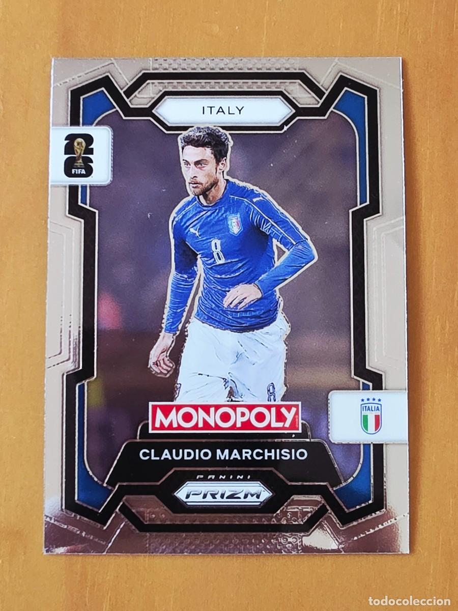 Cromos de f&uacute;tbol: No. 38 Claudio Marchisio, Italia, Panini Prizm World Cup 2026 Monopoly Mundial 26