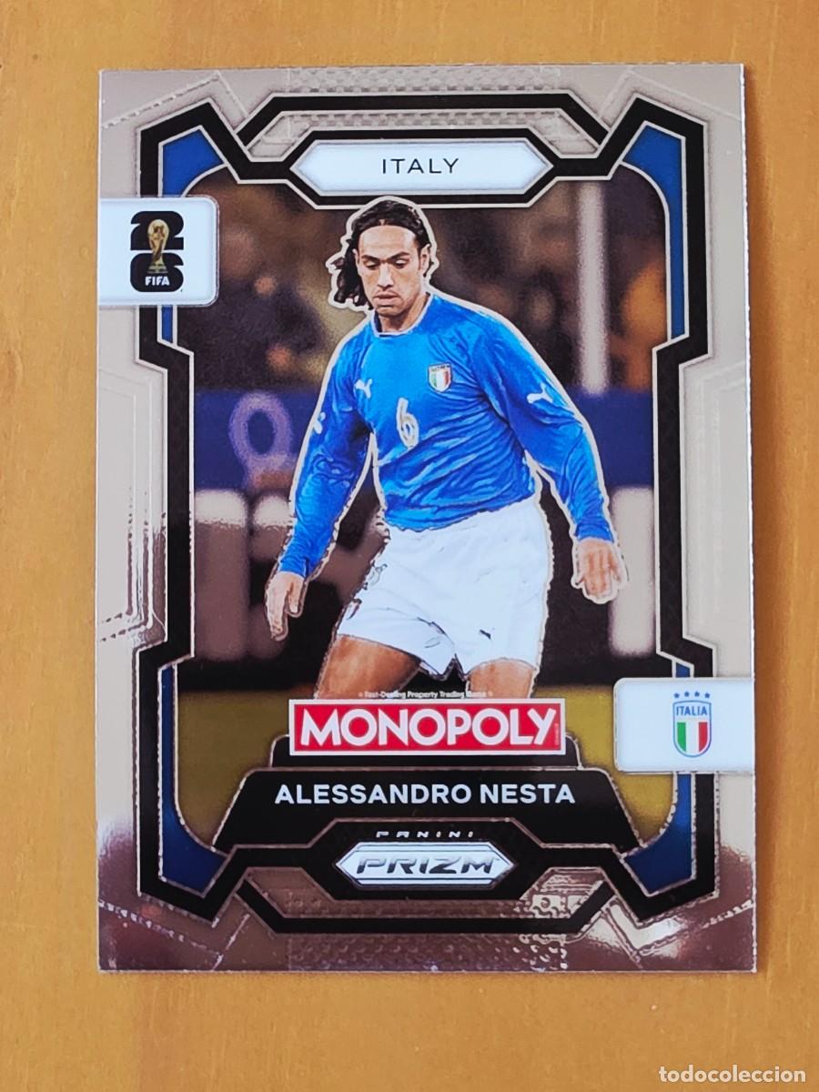Cromos de f&uacute;tbol: No. 34 Alessandro Nesta, Italia, Panini Prizm World Cup 2026 Monopoly Mundial 26