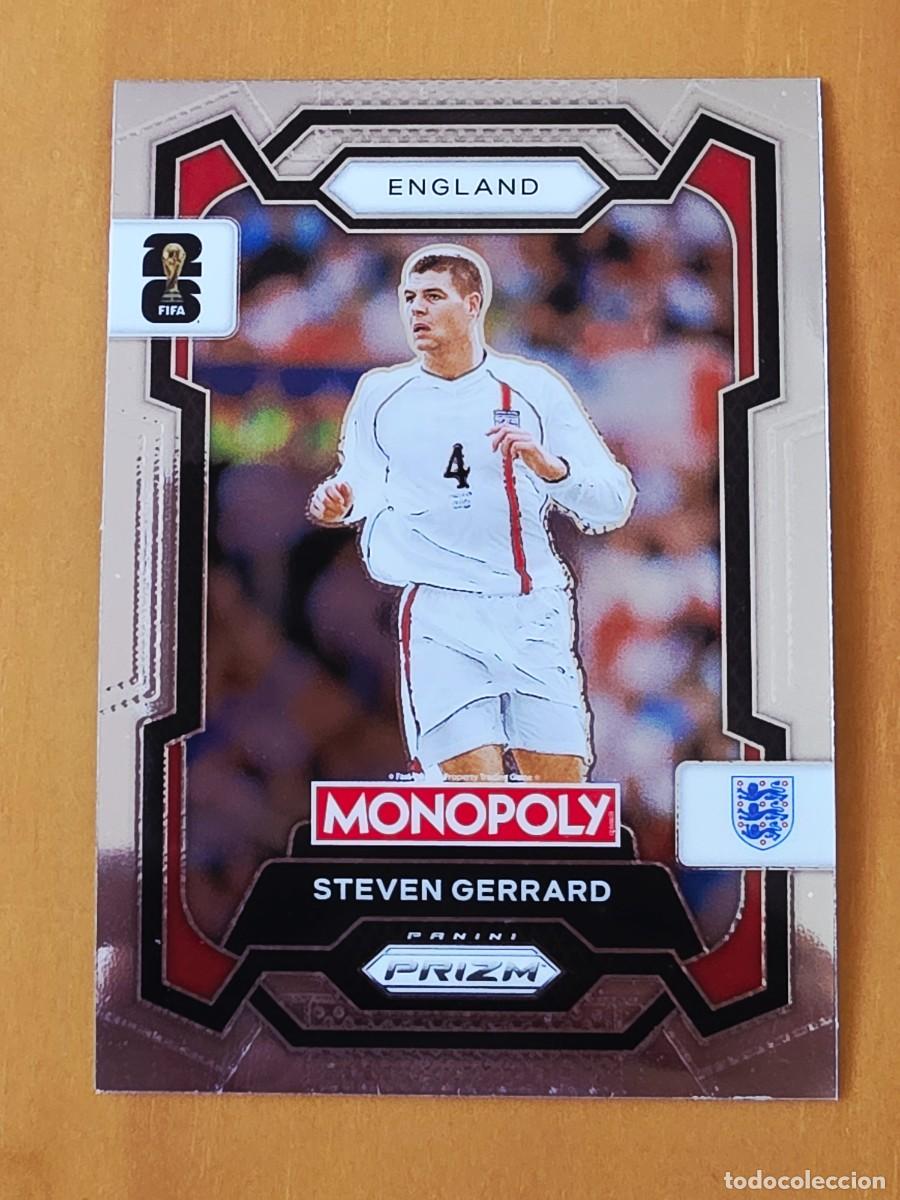 Cromos de f&uacute;tbol: No. 23 Steven Gerrard, Inglaterra, Panini Prizm World Cup 2026 Monopoly Mundial 26