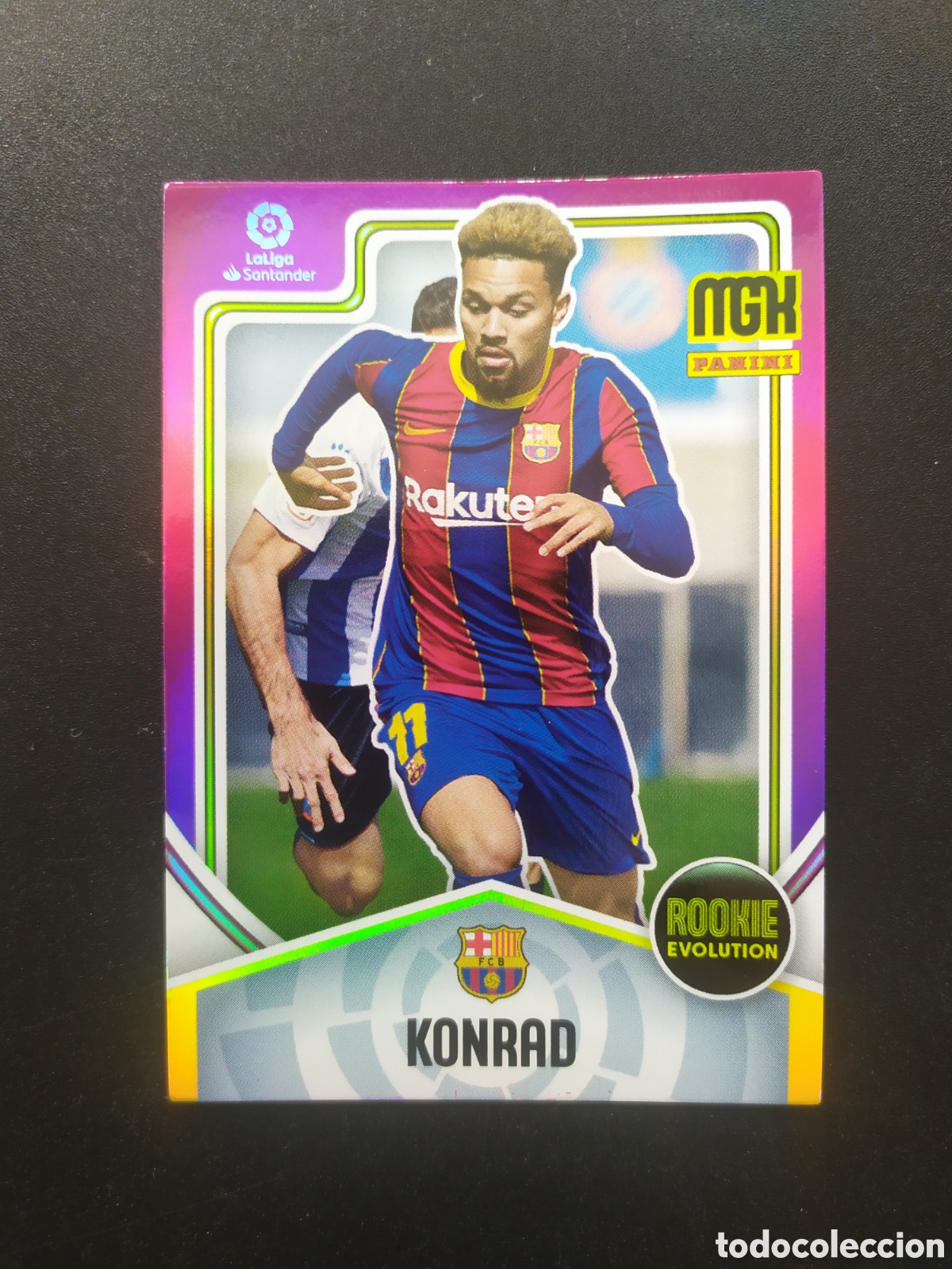 Cromos de f&uacute;tbol: Megacracks 2021 2022 21 22 panini Konrad rookie evolution n&deg; 393 Barcelona