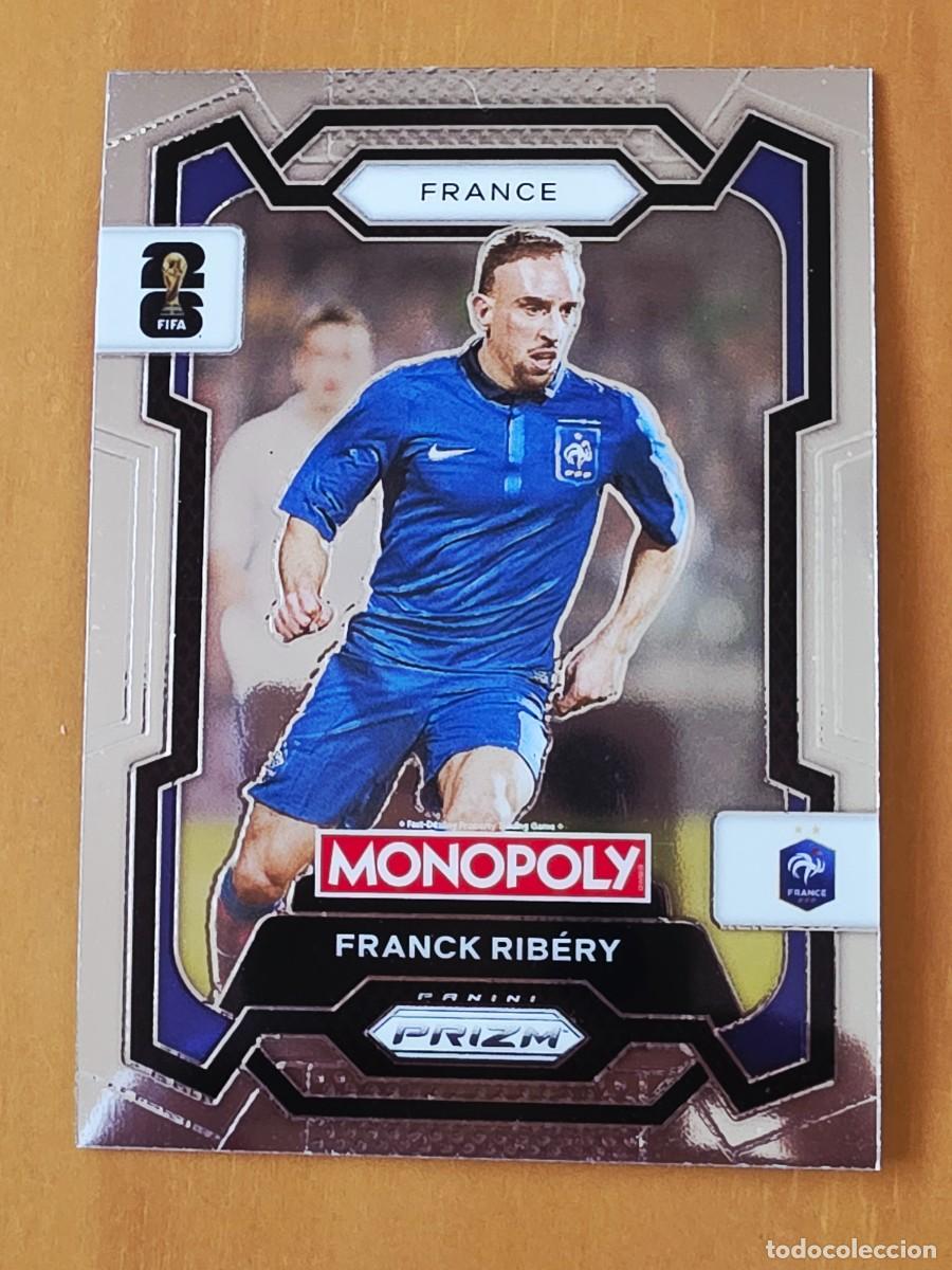 Cromos de f&uacute;tbol: No. 8 Franck Rib&eacute;ry, Francia, Panini Prizm World Cup 2026 Monopoly Mundial 26