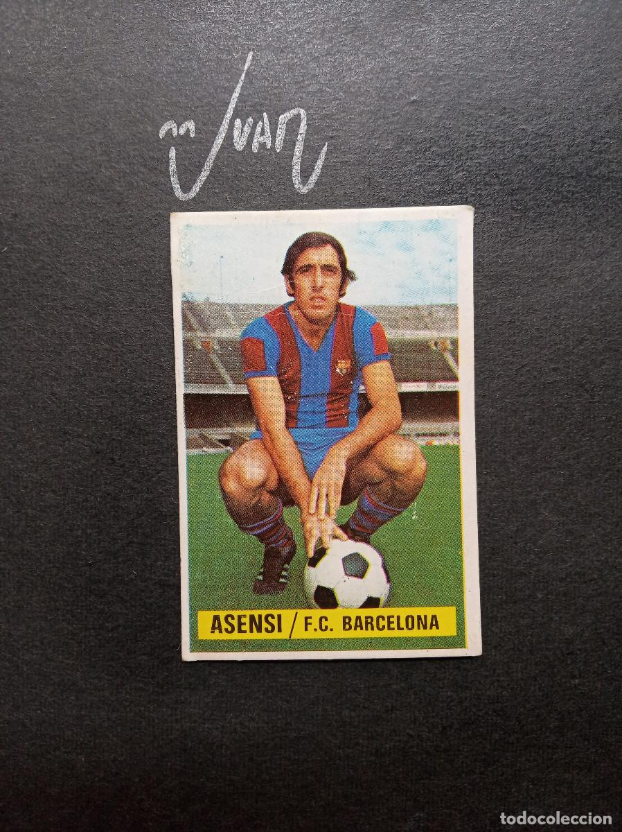 Figurine di Calcio: ASENSI FC BARCELONA ESPA&Ntilde;A ⚽ EDICIONES ESTE &reg; 1974 1975 LIGA FUTBOL 74 75 DESPEGADO RECUPERADO ALBUM