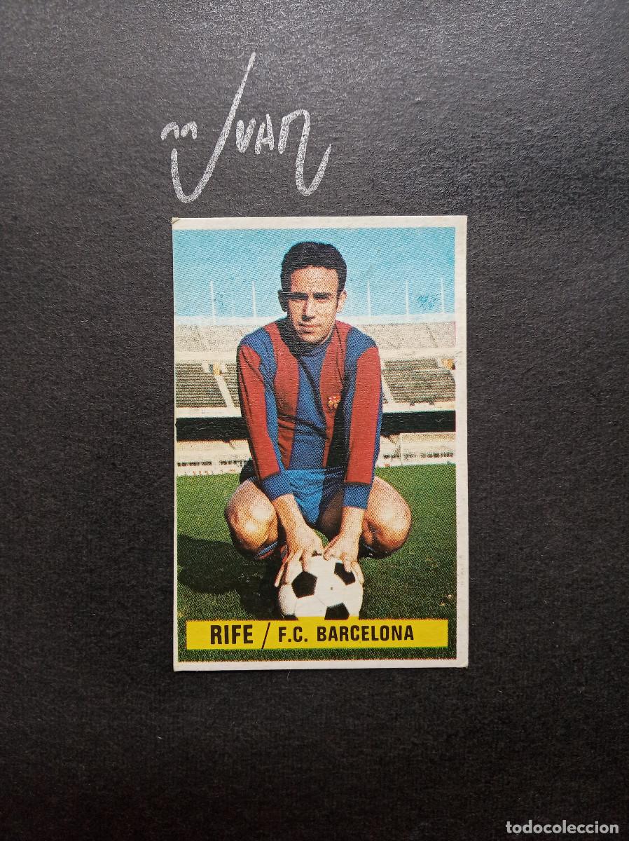 Cromos de f&uacute;tbol: RIFE FC BARCELONA ⚽ EDICIONES ESTE &reg; 1974 1975 LIGA FUTBOL 74 75 DESPEGADO RECUPERADO ALBUM