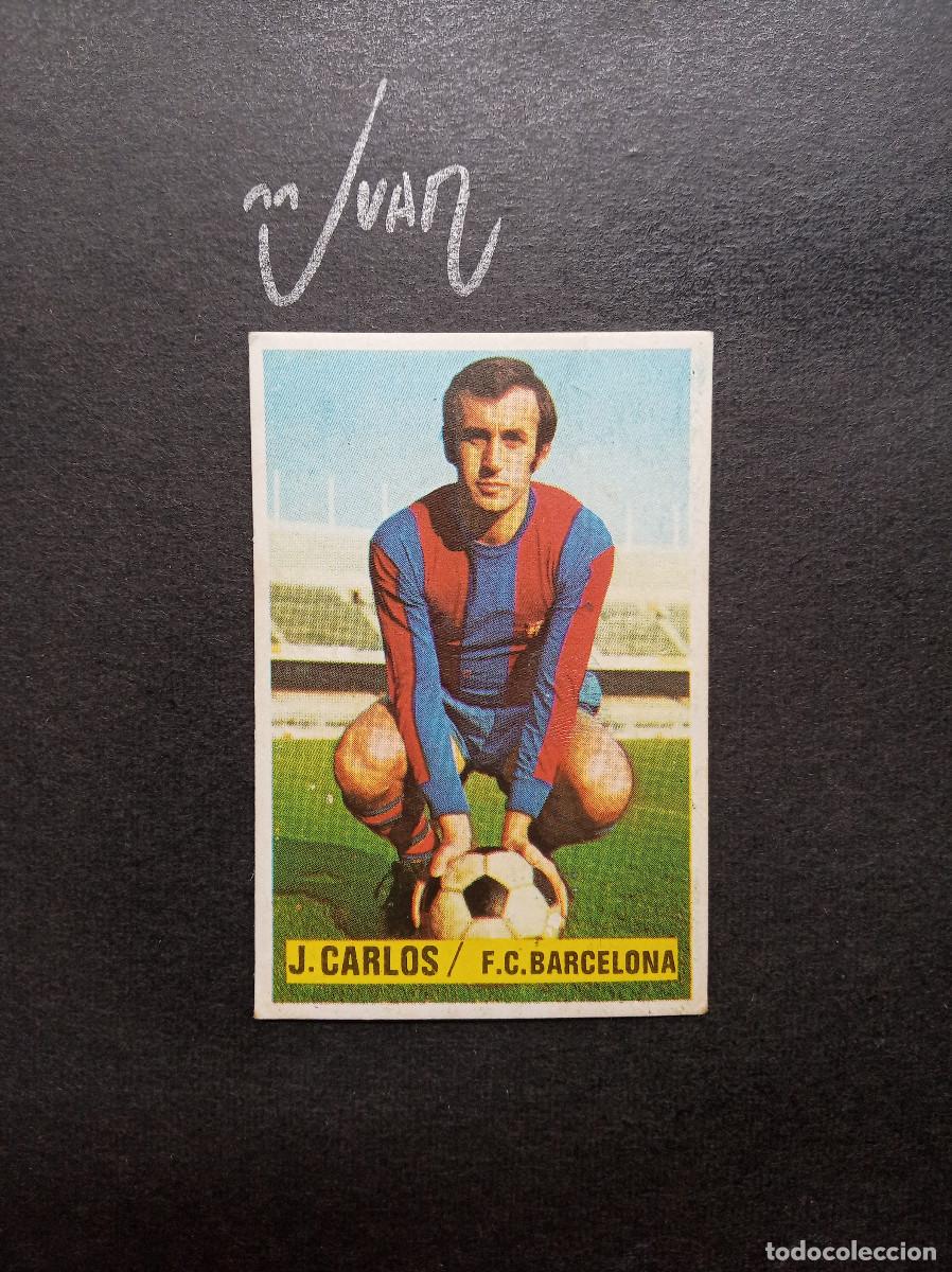 Cromos de f&uacute;tbol: JUAN CARLOS FC BARCELONA ⚽ EDICIONES ESTE &reg; 1974 1975 LIGA FUTBOL 74 75 DESPEGADO RECUPERADO ALBUM
