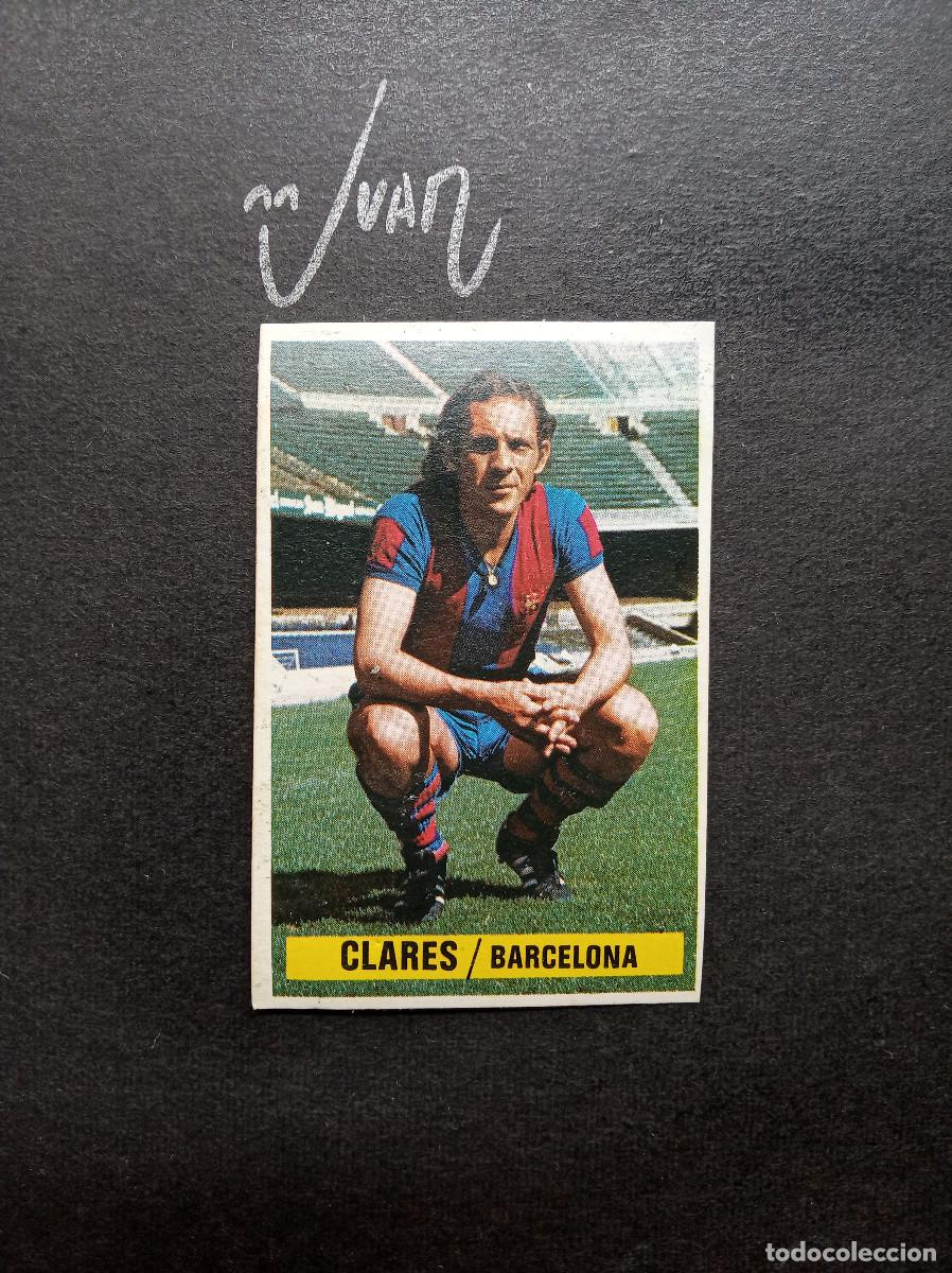 Figurine di Calcio: CLARES FC BARCELONA ⚽ EDICIONES ESTE &reg; 1974 1975 LIGA FUTBOL 74 75 DESPEGADO RECUPERADO ALBUM