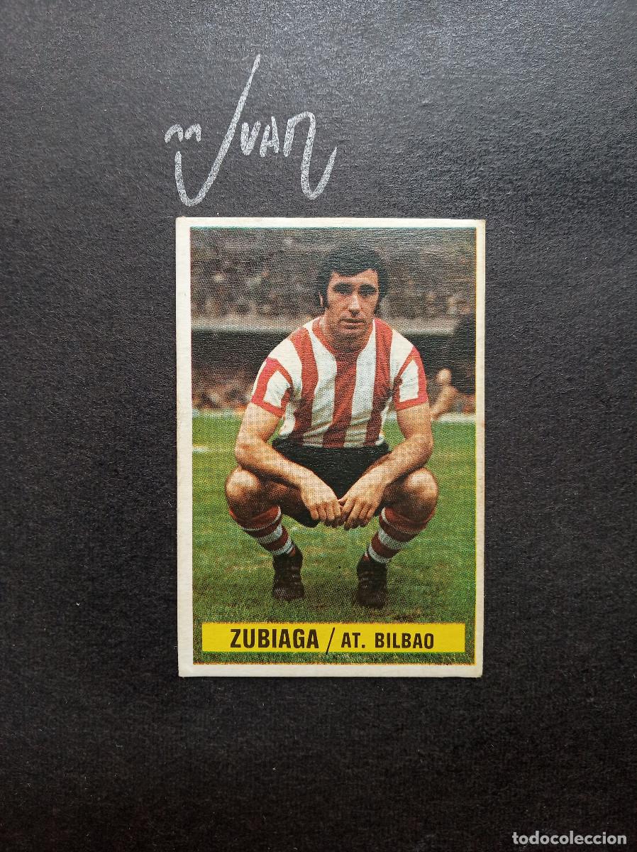 Fu&szlig;ball-Sticker: ZUBIAGA ATHLETIC BILBAO ⚽ EDICIONES ESTE &reg; 1974 1975 LIGA FUTBOL 74 75 DESPEGADO RECUPERADO ALBUM