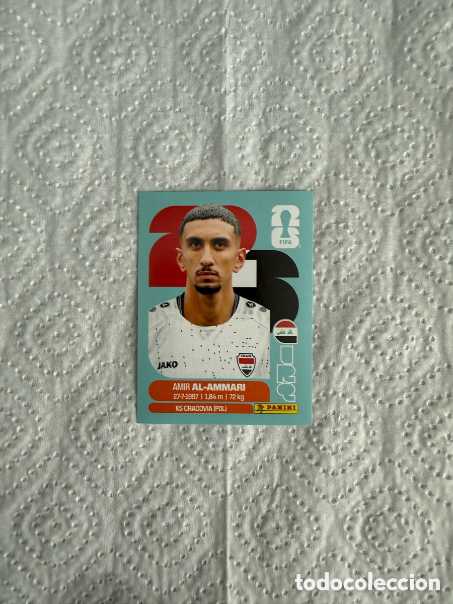 Cromos de f&uacute;tbol: IRQ10 AMIR AL-AMMARI IRAQ IRQ MUNDIAL FIFA WORLD CUP 2026 STICKER PANINI