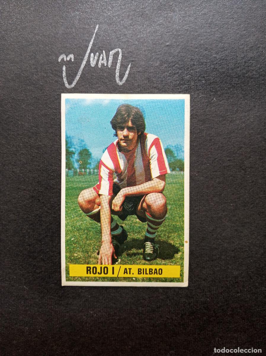 Cromos de f&uacute;tbol: ROJO I ATHLETIC BILBAO ⚽ EDICIONES ESTE &reg; 1974 1975 LIGA FUTBOL 74 75 DESPEGADO RECUPERADO ALBUM