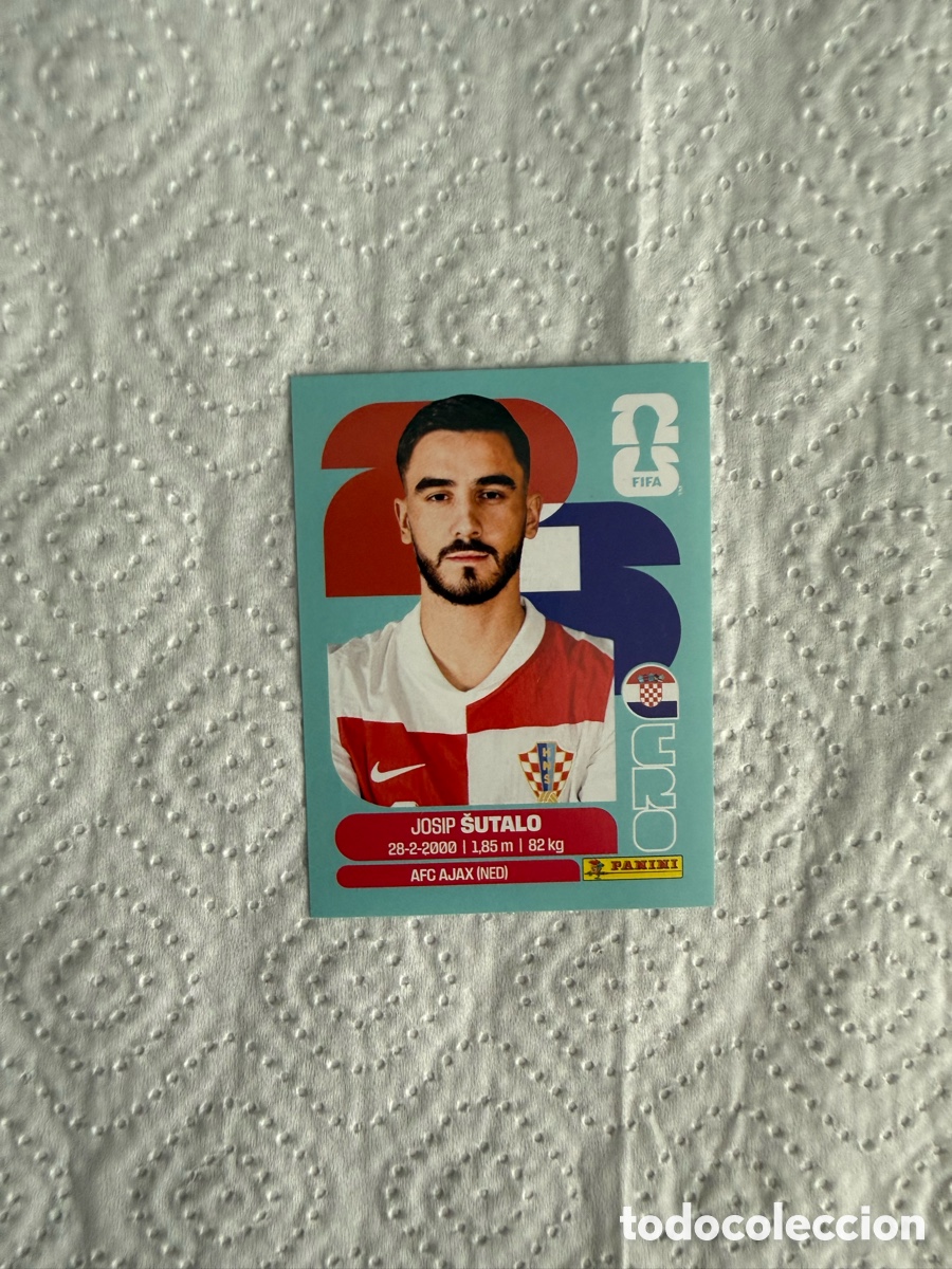 Cromos de f&uacute;tbol: SUTALO SELECCION CROACIA 7 PANINI MUNDIAL FIFA WORLD CUP 2026 PANINI NUNCA PEGADO