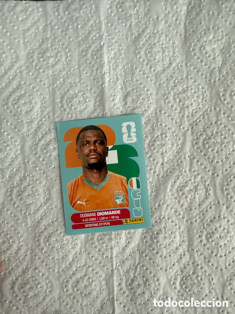 Cromos de f&uacute;tbol: VAN DIOMANDE SELECCION COSTA DE MARFIL 18 PANINI MUNDIAL FIFA WORLD CUP 2026 PANINI NUNCA PEGADO
