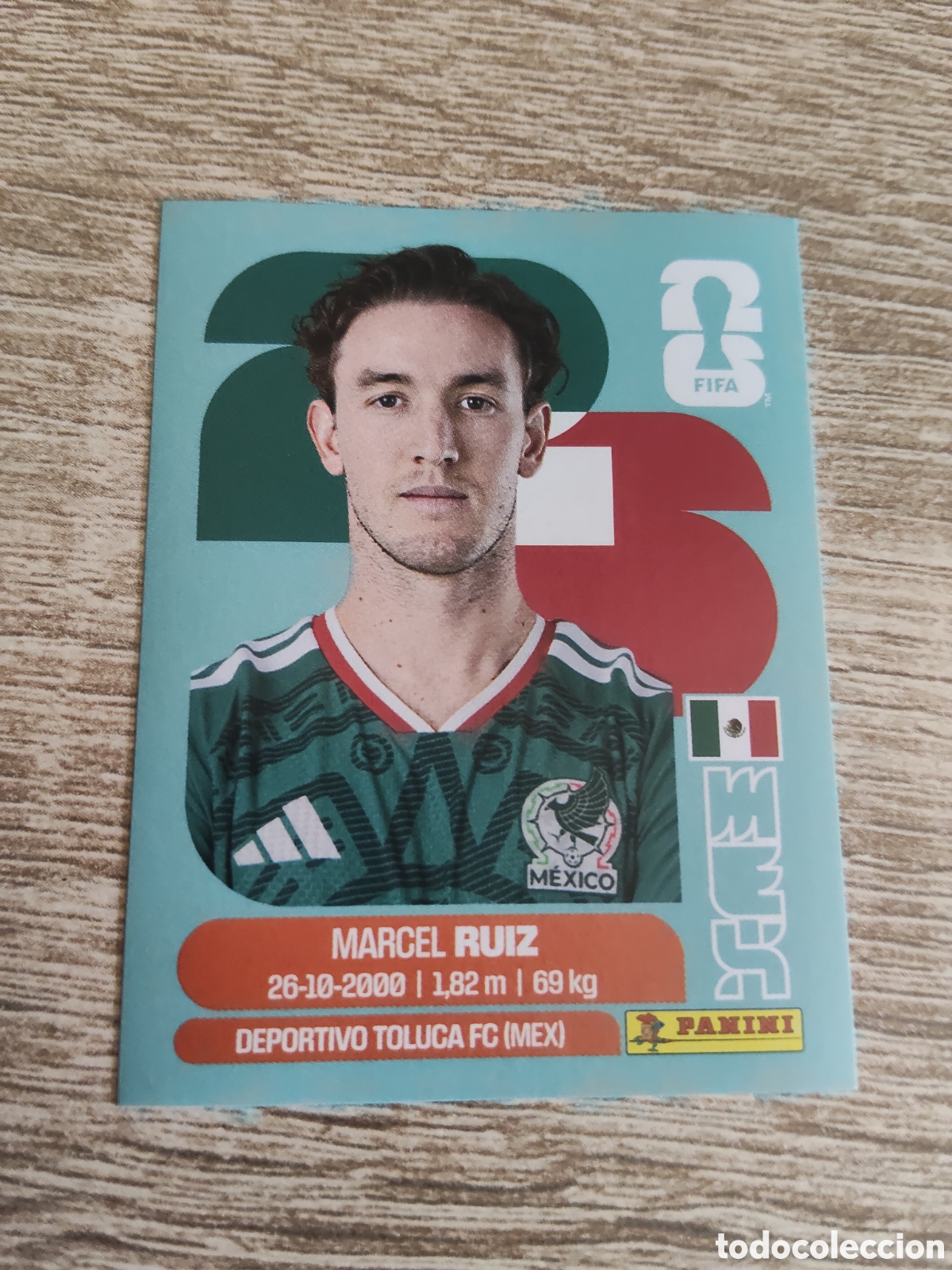 Cromos de f&uacute;tbol: Panini mundial 2026 MEX 12 Marcel Ruiz M&eacute;xico