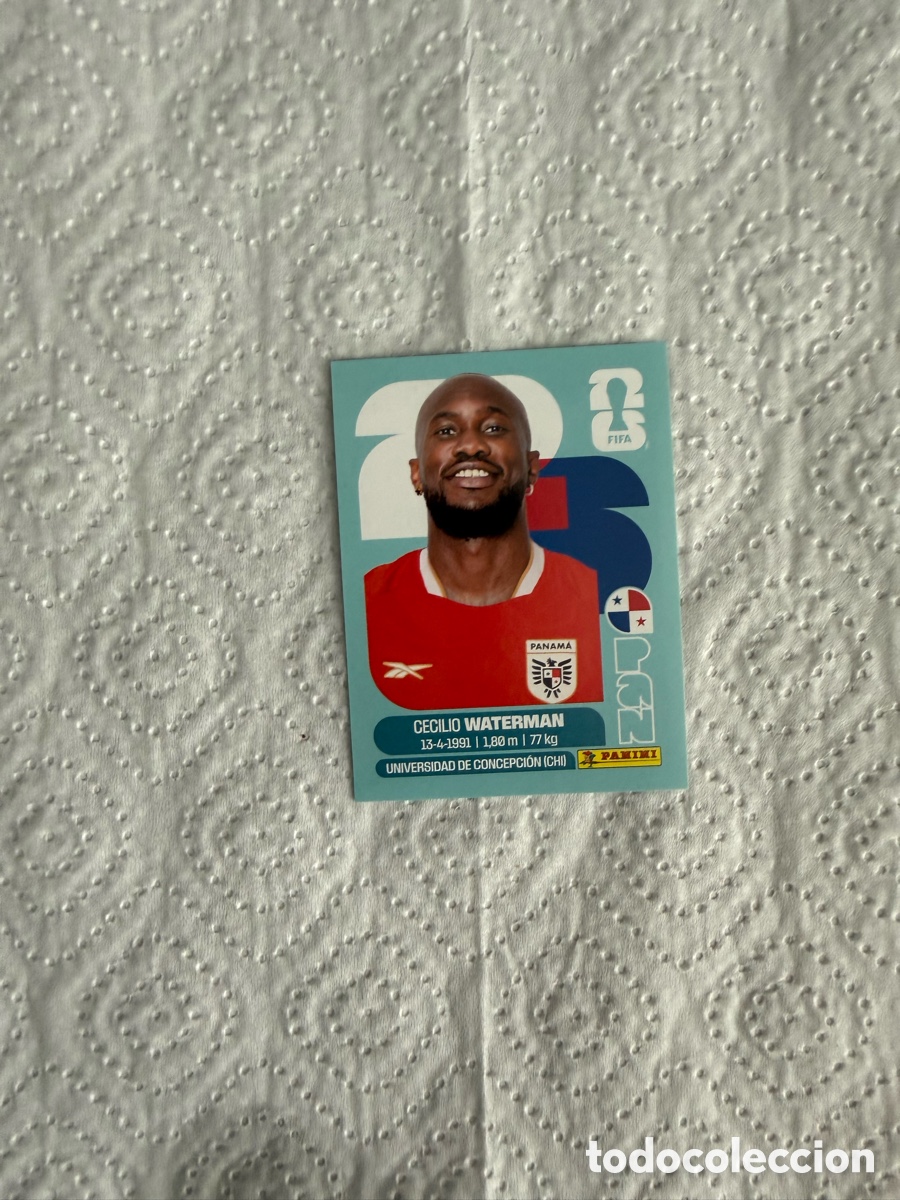 Cartes &agrave; collectionner de Football: PAN 18 WATERMAN PANAMA MUNDIAL FIFA WORLD CUP 2026 26 PANINI STICKERS NUEVO