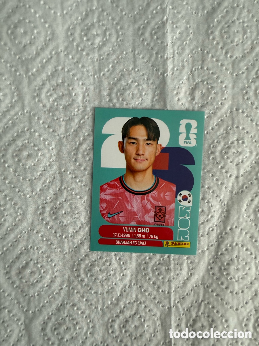 Football Stickers: KOR5 YUMIN CHO KOREA PANINI FIFA MUNDIAL WORLD CUP 26 2026 STICKER