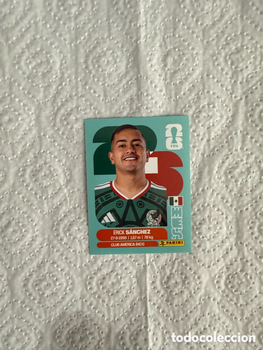 Football Stickers: MEX 14 ERICK SANCHEZ MEXICO MUNDIAL FIFA WORLD CUP 2026 26 STICKER PANINI CROMO SIN PEGAR