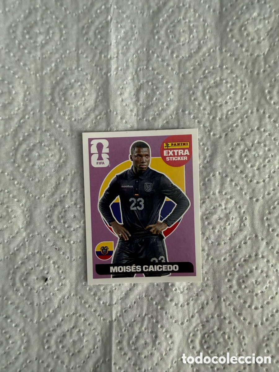 Football Stickers: EXTRA MOISES CAICEDO ECUADOR MUNDIAL FIFA WORLD CUP 2026 STICKER PANINI