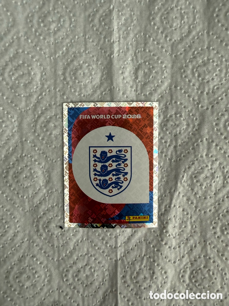 Football Stickers: ENG1 ESCUDO INGLATERRA PANINI FIFA MUNDIAL WORLD CUP 26 2026 STICKER