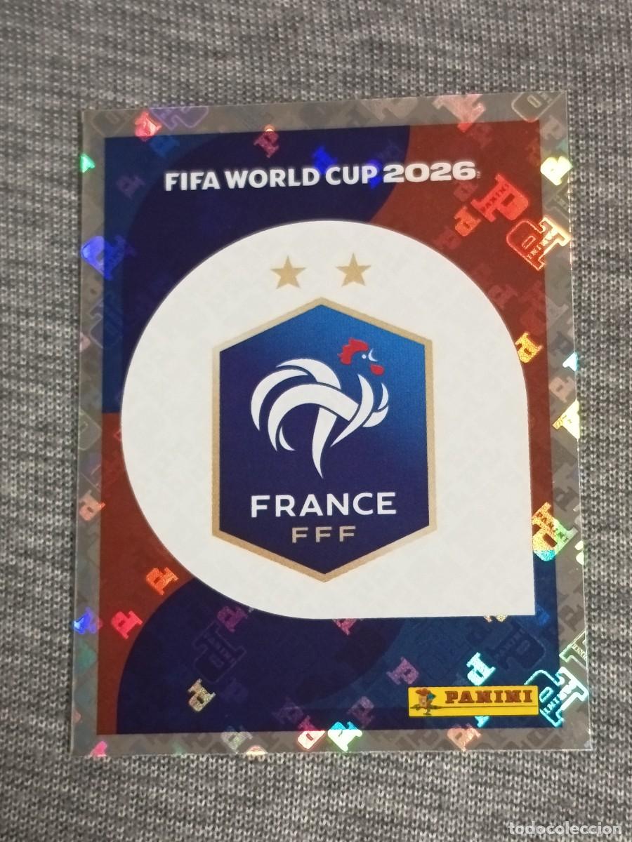 Cromos de f&uacute;tbol: ESCUDO FRANCIA FRA 1 STICKER MUNDIAL 2026 PANINI FIFA WORLD CUP NUEVO