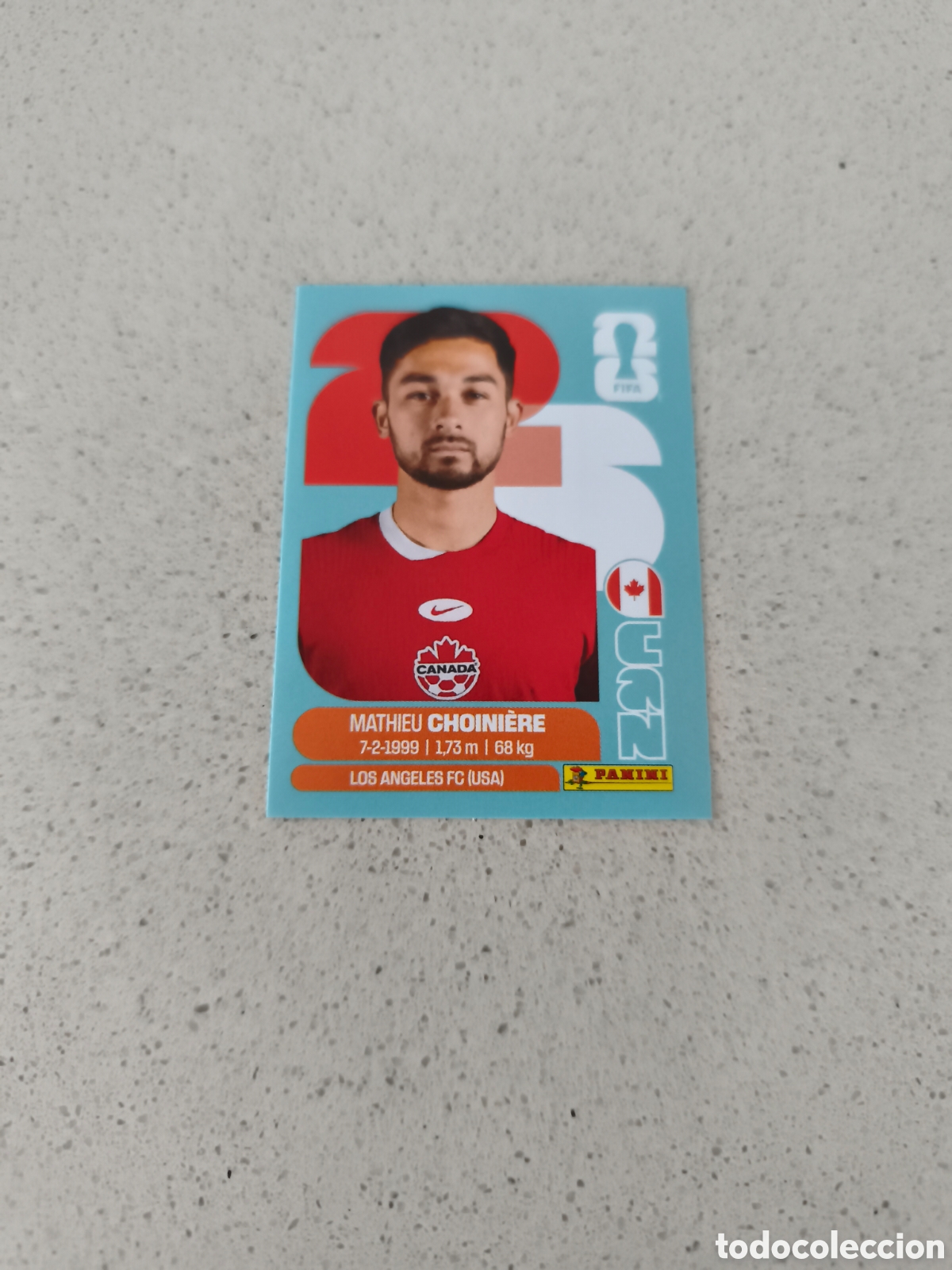 Cromos de f&uacute;tbol: CROMO N&Uacute;MERO 15 CHOINIERE SUIZA. MUNDIAL 2026. PANINI.