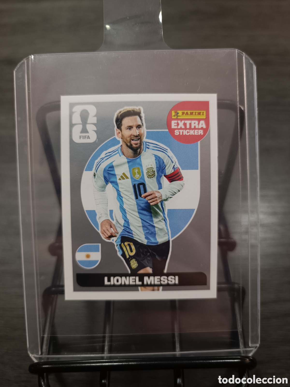 Figurine di Calcio: Messi extra sticker plata 2026
