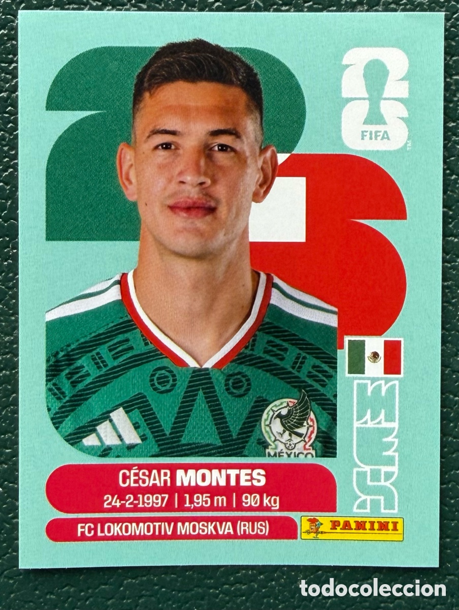 Cromos de f&uacute;tbol: MEX 5 CESAR MONTES MEXICO CROMOS ALBUM FIFA WORLD CUP MUNDIAL 2026 PANINI