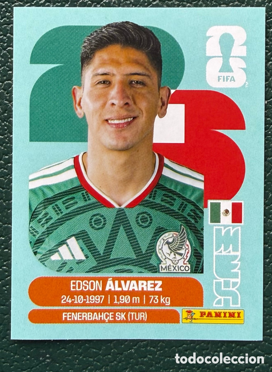 Cromos de f&uacute;tbol: MEX 10 EDSON ALVAREZ MEXICO CROMOS ALBUM FIFA WORLD CUP MUNDIAL 2026 PANINI