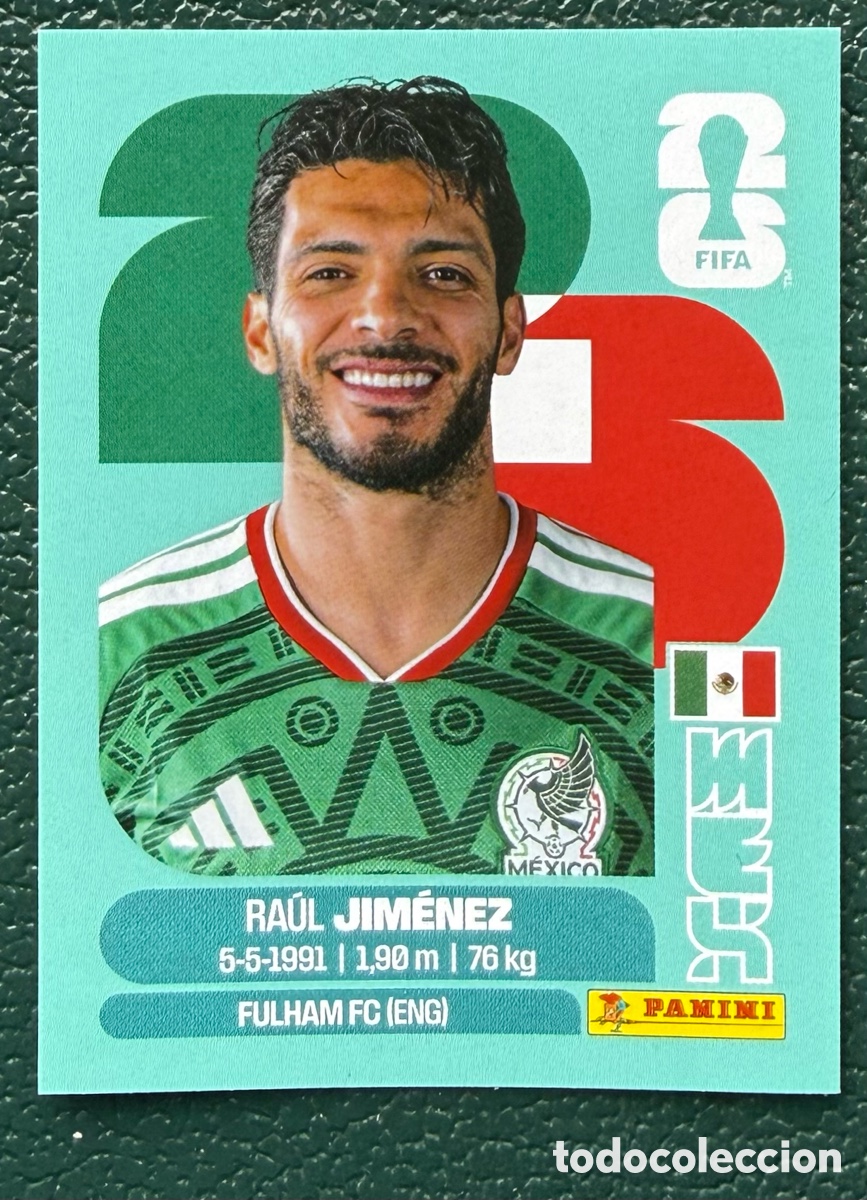 Cromos de f&uacute;tbol: MEX 17 RAUL JIMENEZ MEXICO CROMOS ALBUM FIFA WORLD CUP MUNDIAL 2026 PANINI