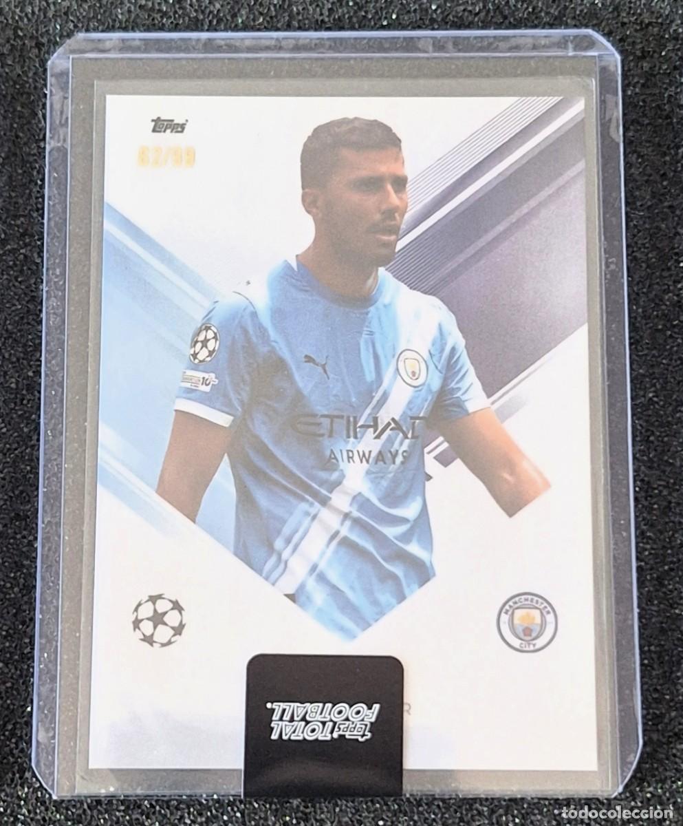 Cromos de f&uacute;tbol: Rodri Manchester City Topps Total Football 62/99