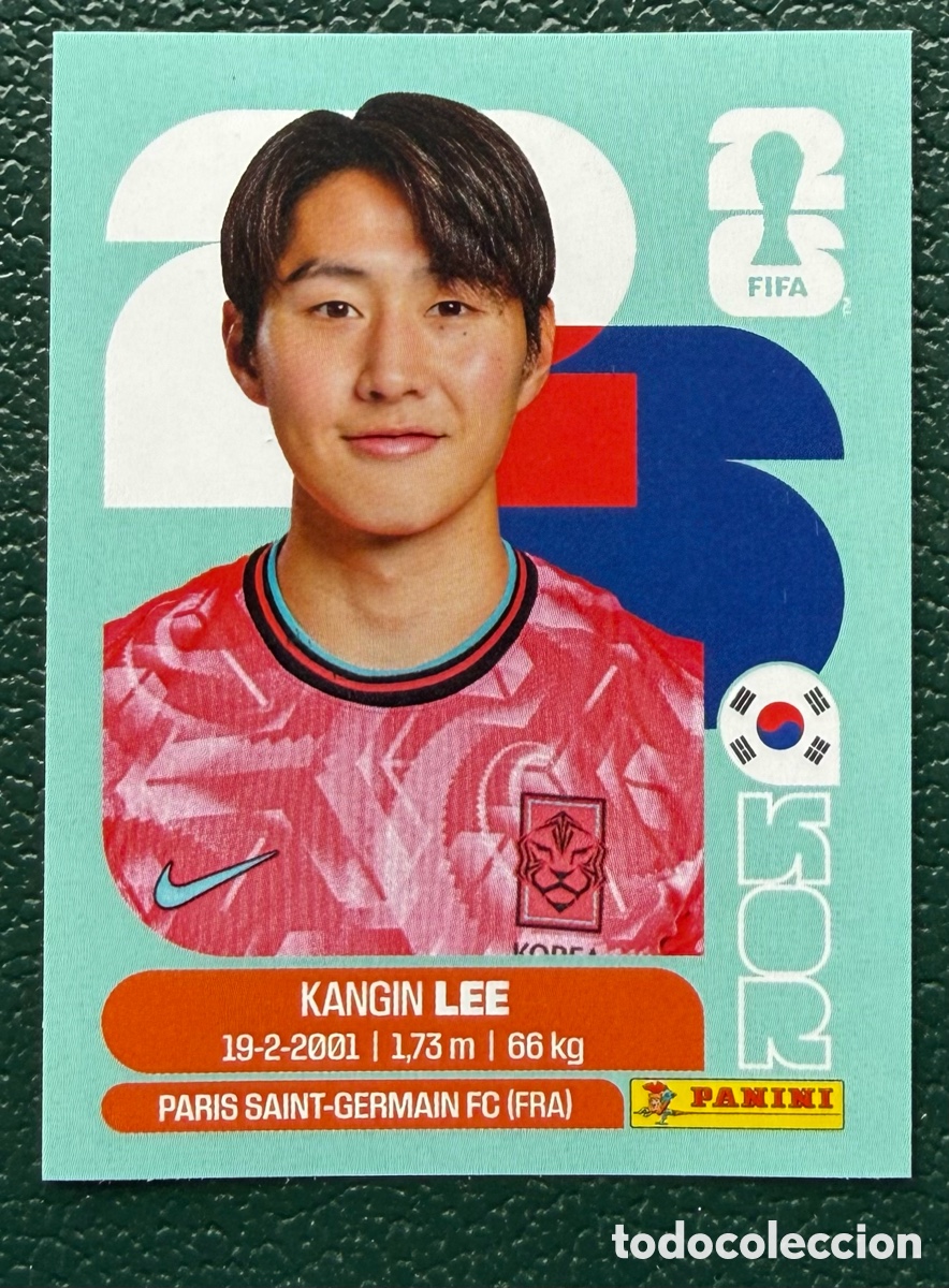 Cromos de f&uacute;tbol: KOR 12 KANGIN LEE COREA DEL SUR CROMOS ALBUM FIFA WORLD CUP MUNDIAL 2026 PANINI