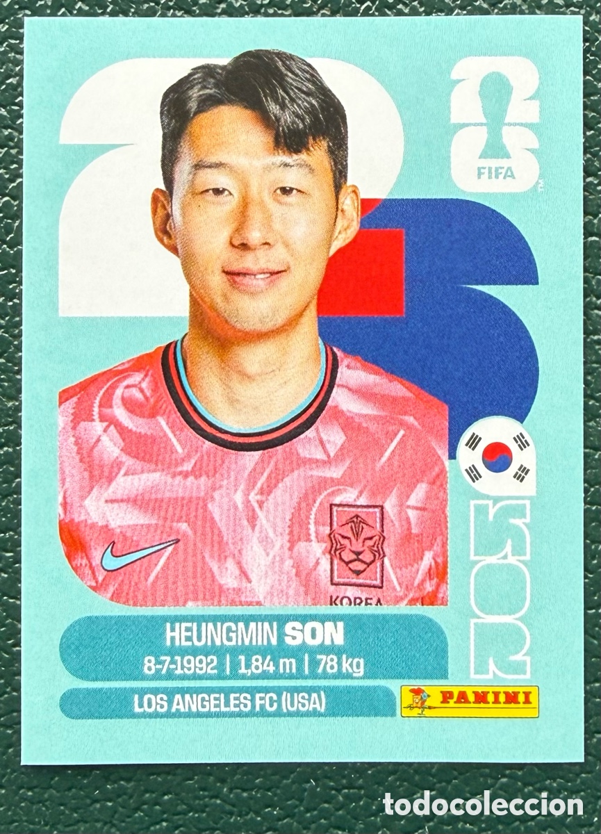 Cromos de f&uacute;tbol: KOR 18 HEUNGMIN SON COREA DEL SUR CROMOS ALBUM FIFA WORLD CUP MUNDIAL 2026 PANINI
