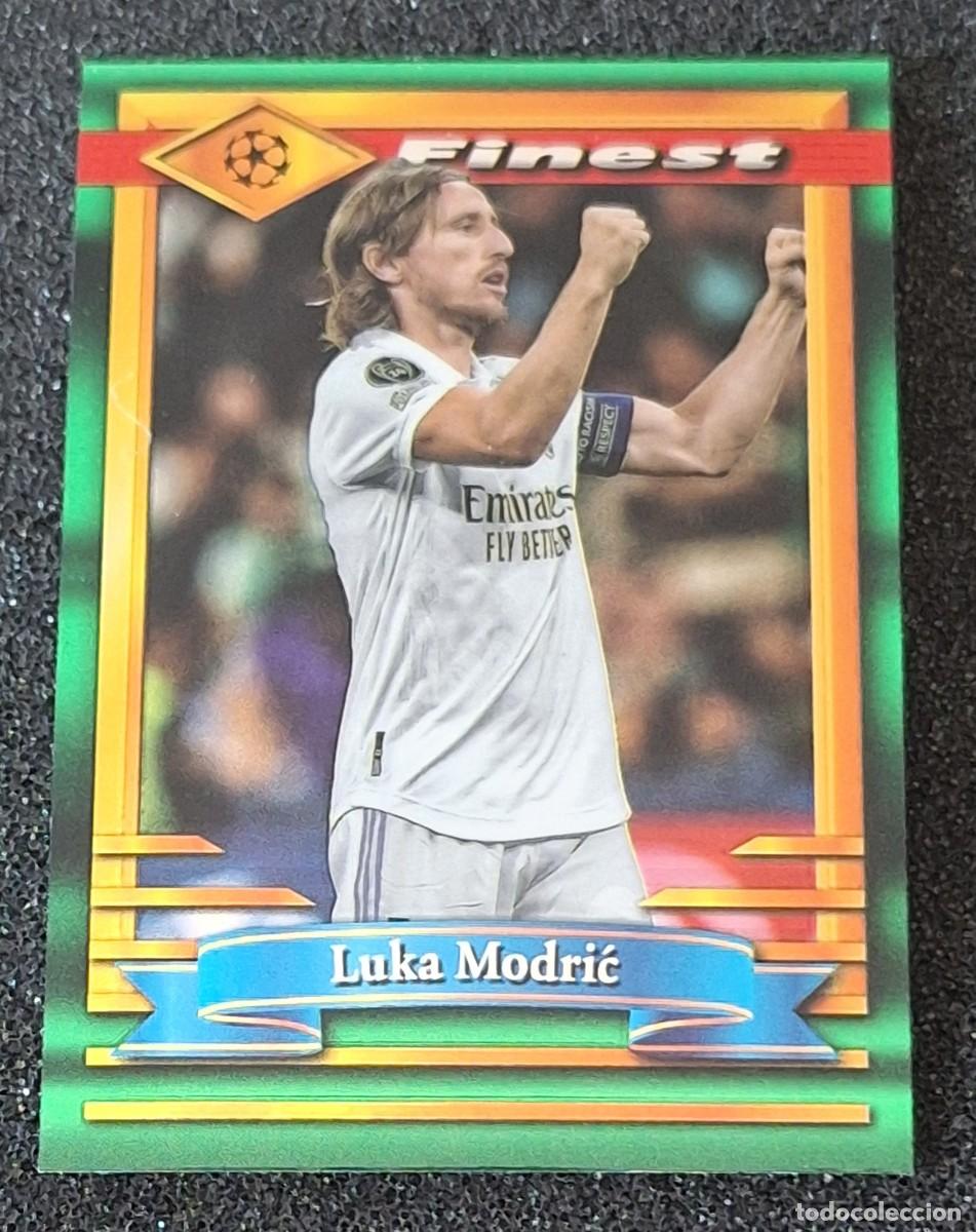 Cromos de f&uacute;tbol: Luka Modric Real Madrid Topps Finest Soccer Moment #35