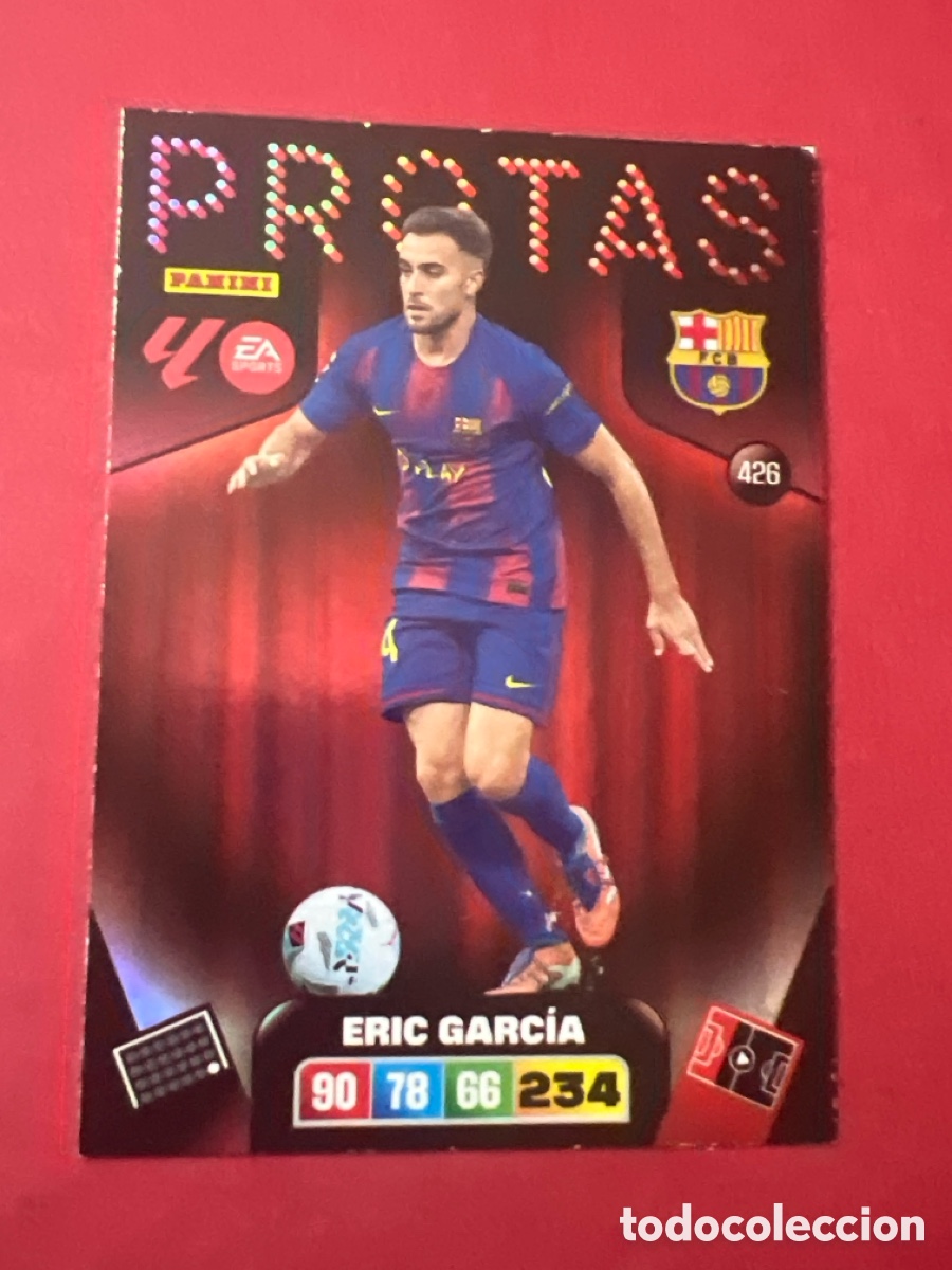 Football Stickers: E1310. PANINI ADRENALYN XL LIGA 2025-2026 25-26 &ndash; PROTAS &ndash; Eric Garc&iacute;a FC Barcelona N&ordm; 426