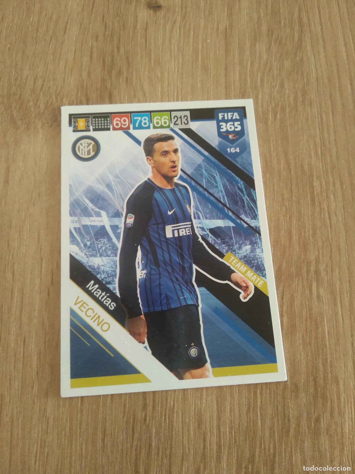 Football Stickers: 164 MATIAS VECINO INTER MILAN CROMO FUTBOL PANINI ADRENALYN 18-19 FIFA 365 2018-2019
