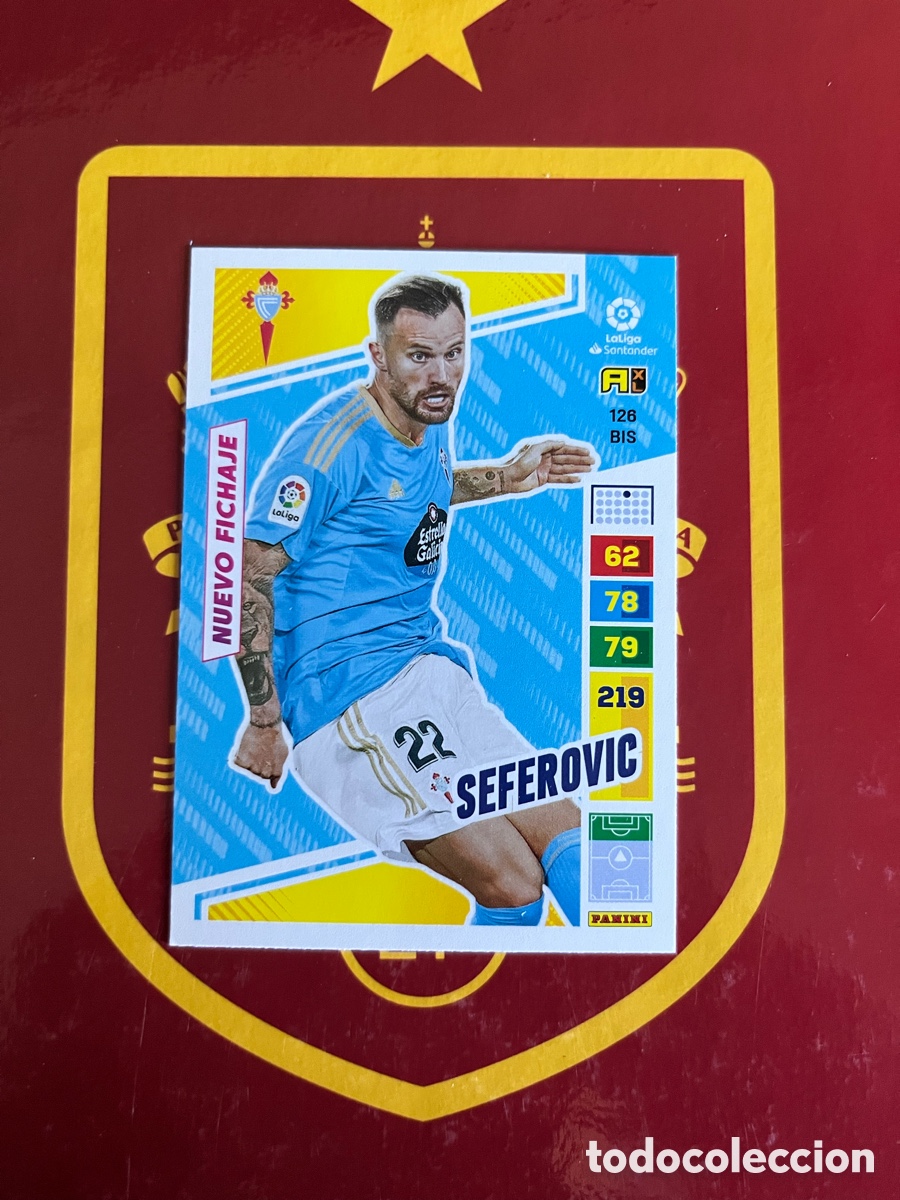 Football Stickers: 128 BIS SEFEROVIC NUEVO FICHAJE ADRENALYN ADRENALYN 2022 2023 22 23 CELTA DE VIGO