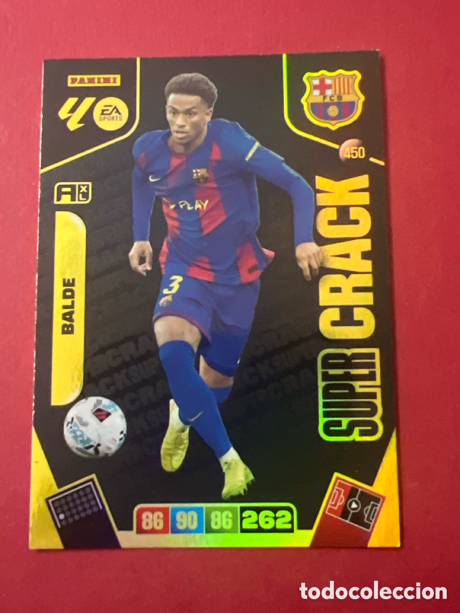 Football Stickers: E1321. BALDE SUPERCRACK NUMERO 450 ADRENALYN 2025 2026