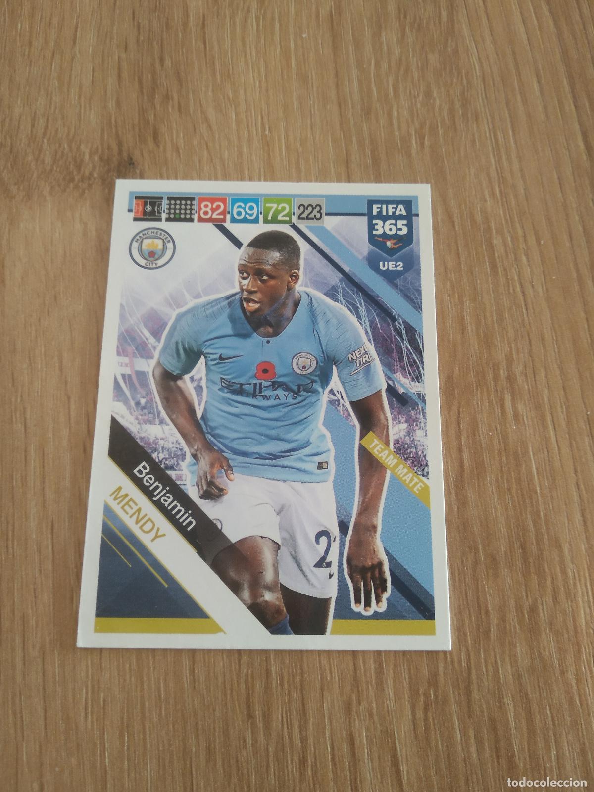 Football Stickers: UE2 MENDY MANCHESTER CITY CROMO FUTBOL PANINI ADRENALYN 18-19 FIFA 365 2018-2019
