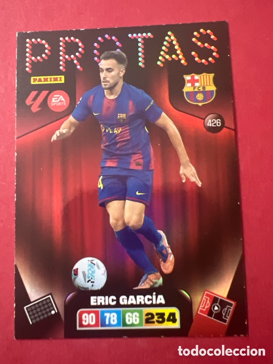 Football Stickers: E1323. PANINI ADRENALYN XL LIGA 2025-2026 25-26 &ndash; PROTAS &ndash; Eric Garc&iacute;a FC Barcelona N&ordm; 426