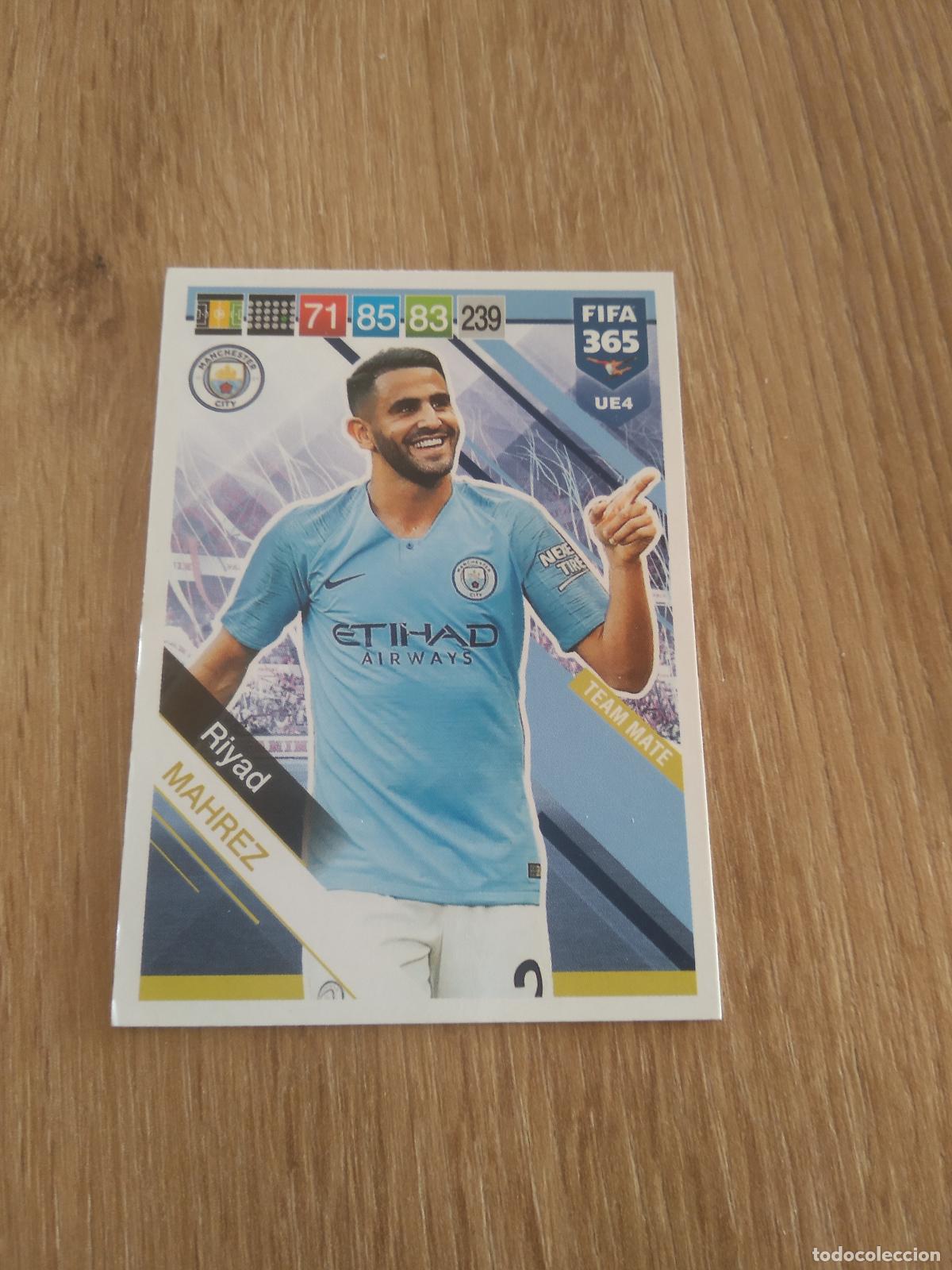 Football Stickers: UE4 MAHREZ MANCHESTER CITY CROMO FUTBOL PANINI ADRENALYN 18-19 FIFA 365 2018-2019
